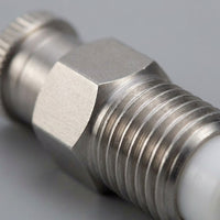 Stainless Steel Misting Nozzle, 1/4BSPT Female Thread Mist, 60 PSI Industrial Misting System Nozzle, Rust-Resistant Spray Tip for Outdoor Cooling