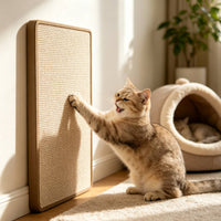 Sisal Scratching Mat Wall-Mounted Cat Scratching Pad Woven for Sofa