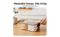 4-Compartment food container Easy to Clean 4-Compartment Storage container Stackable Design