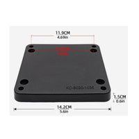 Thickened Downrigger Mounting Base High Strength Downrigger Base Plate Heavy Duty Boat Trolling Mount Load Bearing for Anglers, Marine Use