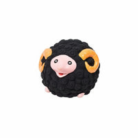 Boredom Relief Latex Sheep Ball Squeaky Sheep Toy Interactive Play Latex Creature Toy Teeth Cleaning for Dogs, Training