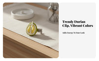 Durian Hair Barrette Cute Design Simulation Fruit Hair Barrette Fruit Shaped Barrette Fun and Playful Sweet Design