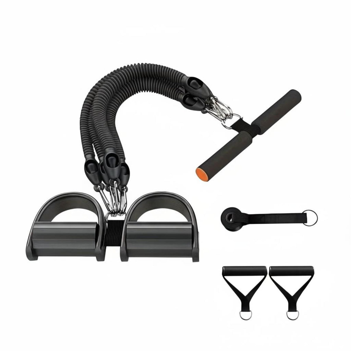 Foot Pedal Puller Anti-Slip Pedals Pedal Elastic Band Sit-up Pull Rope High Elasticity Stretching Strap Multifunctional