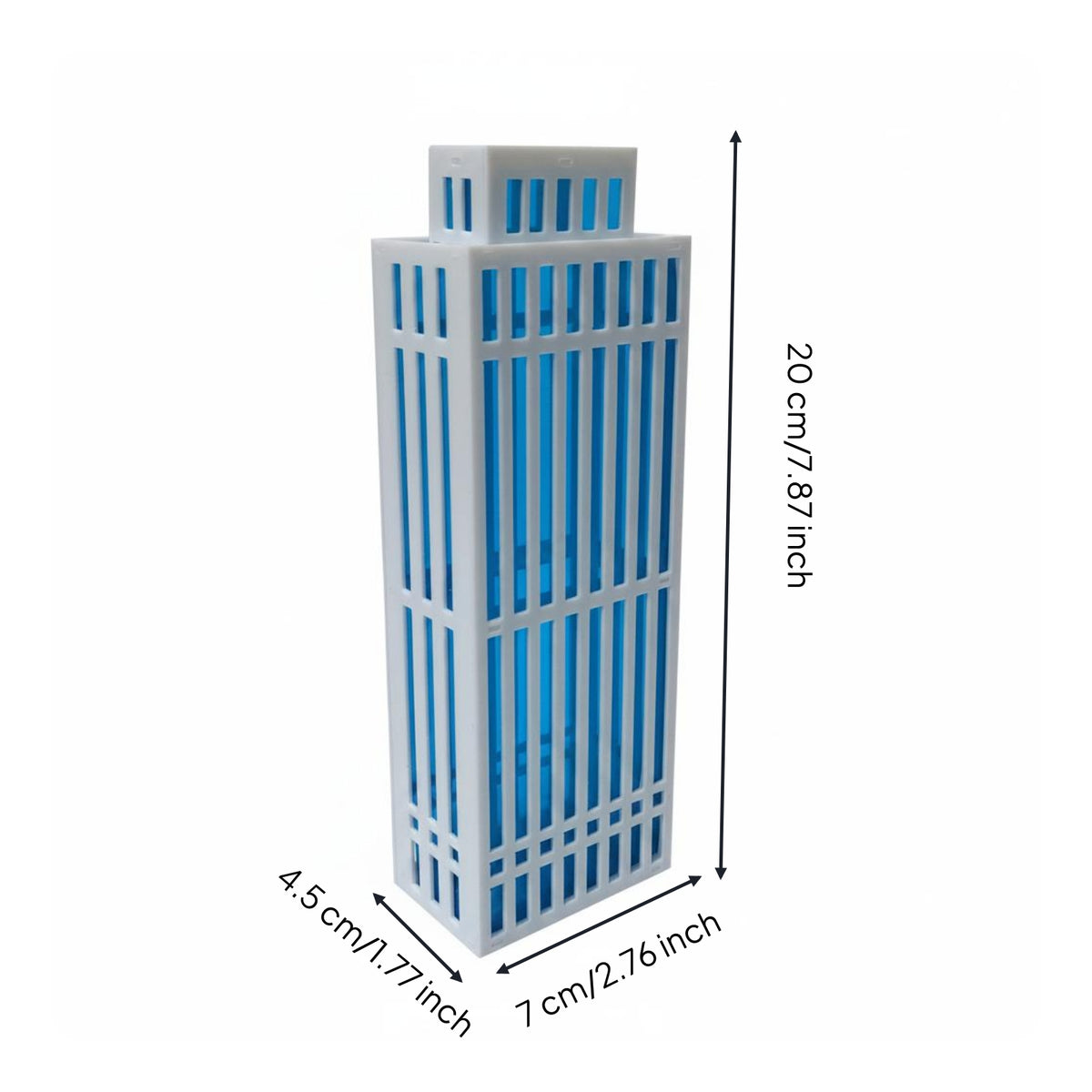 Architectural Building Model Assembled Decor Hollow for Cityscape