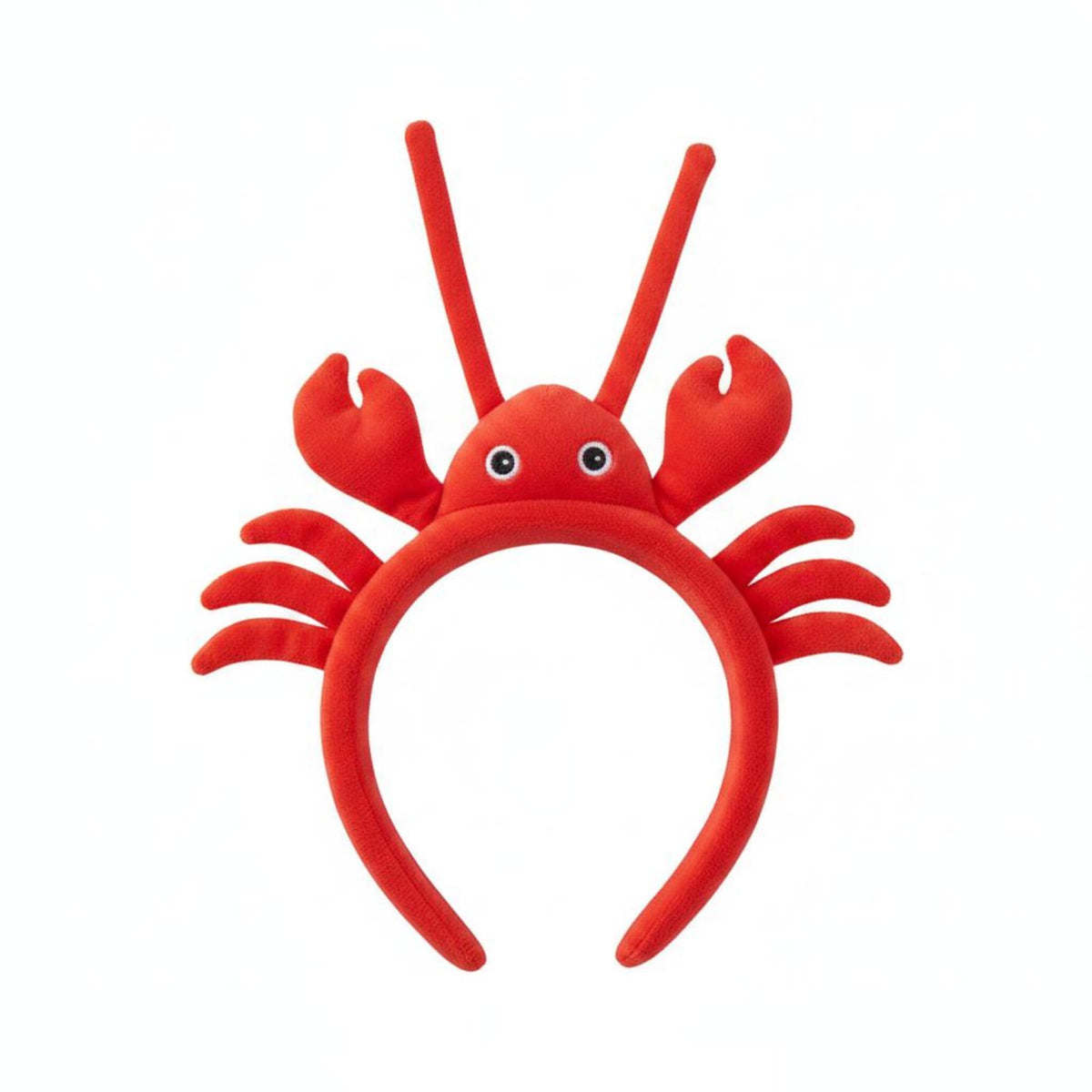 Cute Crustacean Headband Photo Prop Soft Toy Crustacean Hair Band Funny Crab Costume Headband for Party, Stage