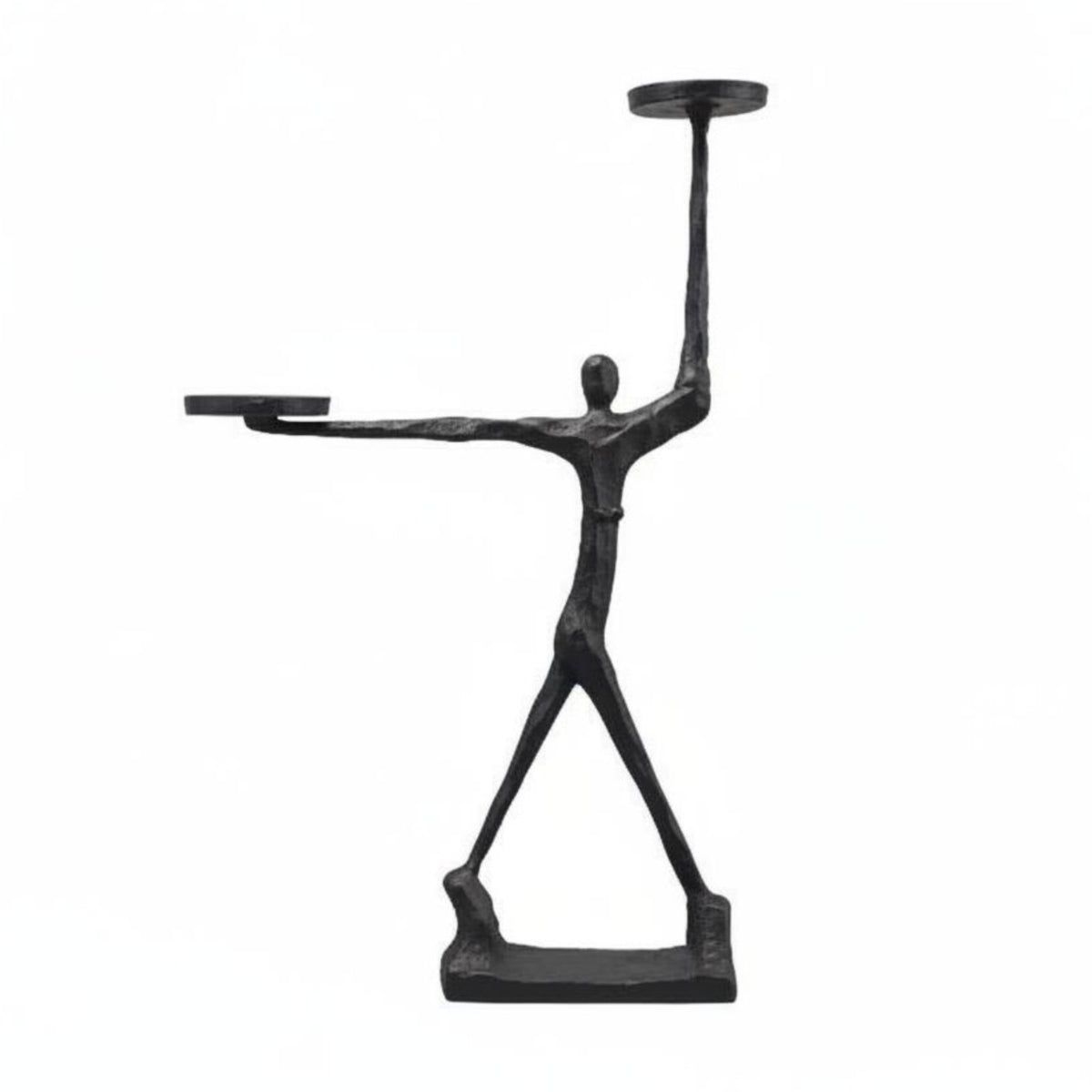 Human Figure Candle Holder Decorative Centerpiece Table Ornament Stable Base Home Decor for Showroom, Restaurant
