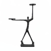 Human Figure Candle Holder Decorative Centerpiece Table Ornament Stable Base Home Decor for Showroom, Restaurant