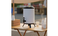 10L Milk Tea Container Double Wall Construction Stainless Steel Insulated Barrel Hot and Cold Thermal Dispenser Easy to Clean