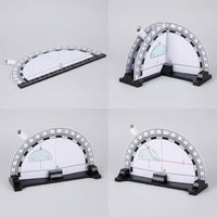 Foldable Optical Reflection and Refraction Demonstrator Graduated Light Reflection and Refraction Demonstrator Visible Optical Experiment Apparatus Portable for Teachers, Students, Schools, Classroom, Science Class