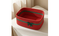 Rope Basket with Handle Sturdy Rope Basket for Shelf, Dresser