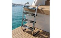 Long-Lasting Stainless Steel Pool Ladder Sturdy Pool Ladder with Handrails Stable Sturdy for Swimming Pools