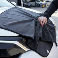 Thick Microfibre Cloth and Double-Sided Car Drying Towel, Soft Microfiber Towels for Detailing, High Absorbency for Car Washing and Polishing