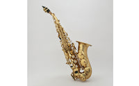 Curved    Saxophone Brass Saxophone with Bent Neck Woodwind for Home Playing