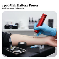 Rechargeable Wireless skin art Pen Kit Portable Cordless skin art Pen Kit Powerful engine skin art Equipment Multiple Operating Modes for Beginners, Home Practice