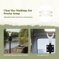Upright Fishing Rod Holder, Fits Most Rods, Garage Organizer