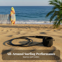 Wave Leash Elastic Plastic Material Wave Board Leg Rope Wave Board Safety Cord Sturdy and Long-Lasting Ankle Cuff Board Leash