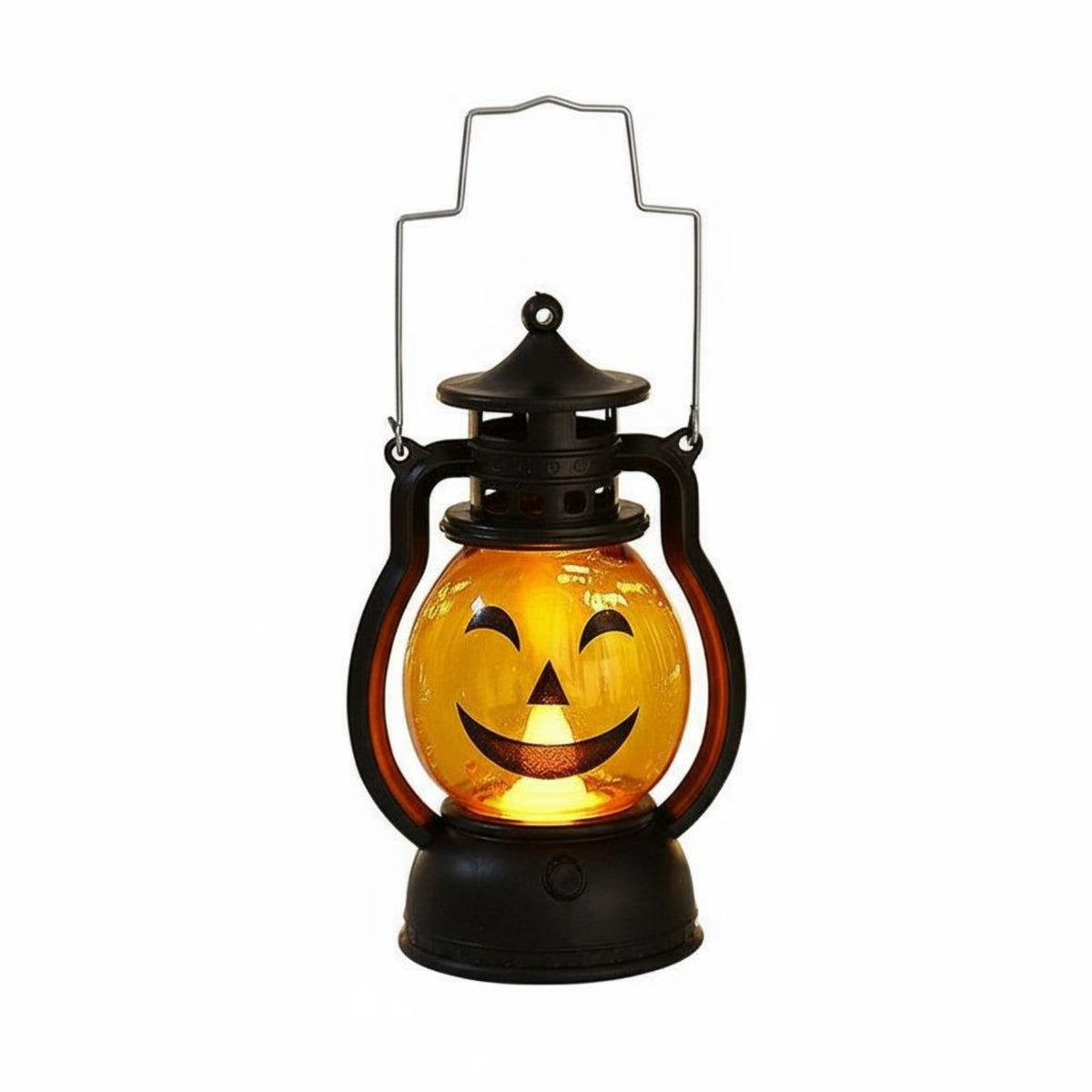 Halloween Themed pumpkino'-Lantern Lamp Portable Night Light Giftable Seasonal Decor Battery Operated for Families, Party Hosts, Homeowners, Trick-or-Treating, Tabletop Display, Bedroom, Entryway