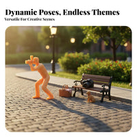1:64 Scale Human Figurine Paintable 1:64 Scale People Figurine Unpainted Miniature Person DIY Painting for Hobbyists, Dioramas