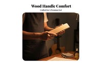 Professional Grade Fret Leveling File Wooden Handle Fretboard Sanding Block Improves Playability for Musicians, Workshop, Music Studio, Home