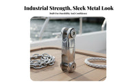 Stainless Steel Anchor Connector Anchor Rotating Joint Connector Multi-Directional Docking Rotating Joint Prevents Twisting