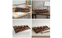 25-Note Xylophone Portable Wooden Xylophone Clear Glockenspiel with Wooden Mallets for Teachers, Music Lessons