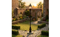 Realistic Intricacy Mini Street Light Model Decorative Miniature Street Lamp Vintage Design Miniature Lamp Post Sturdy for Dollhouses