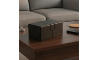 Trading Card Storage Box Soft Plush Lining Large Capacity Card Box PU Leather Deck Storage Case Non-Slip Texture Dice Tray