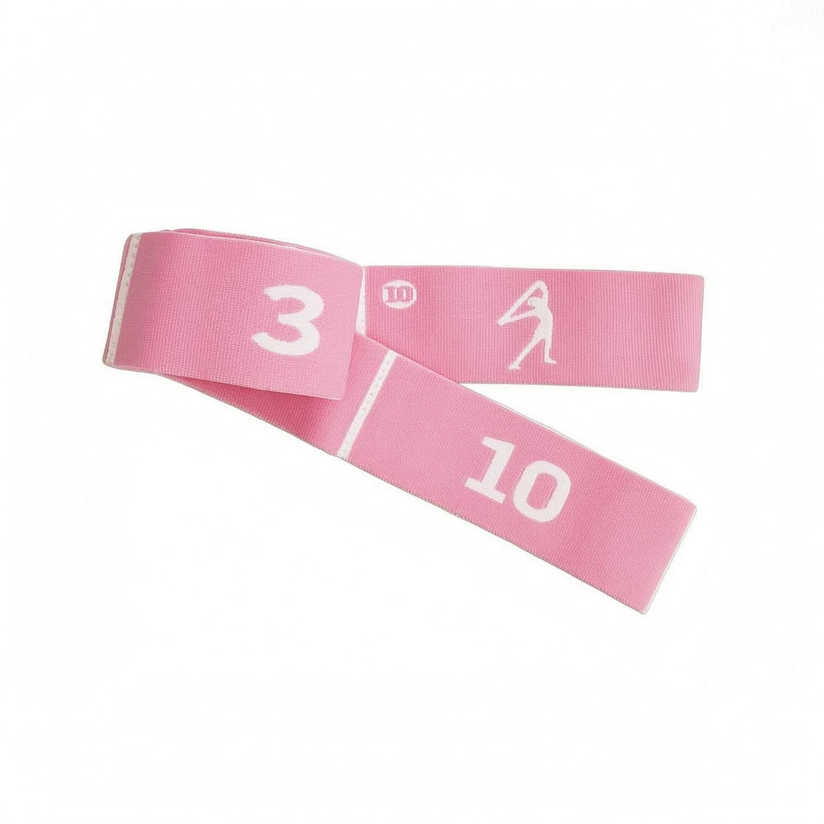 Numbered Stretch Band Roll-up Segmented Resistance Band Portable
