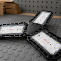 Folding LED Lamp 6500K Adjustable Panel Lamp for Home, Commercial