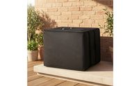 Window Cooling Appliance Cover with Adjustable Straps Zippered Window Air Conditioner Insulation Cover Heavy-Duty for Winter Storage