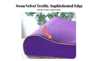 Slow Rebound Memory Foam Pillow Retains Shape Cervical Support Pillow High Elasticity for Adults, Students, Beauty Salon, Dormitory, Bedroom