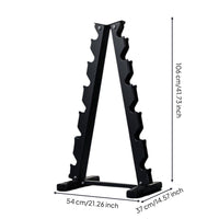 Triangular Dumbbell Rack Space Saving Dumbbell Rack Organized for Home Gym Owners