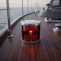 Boat Navigation Light with Stainless Steel Cover Resistant Boat Navigation High-Output Lamp