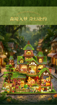 Great House DIY Miniature House Kit P020 Fantasy Forest 3D Puzzle Wooden Building Model