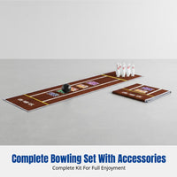 Bowling Alley Mat, For Kids & Adults, Indoor Outdoor Activity, Portable