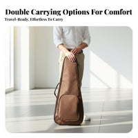 Padded Ukulele Bag 600D Oxford Material Padded Ukulele Backpack Musical Instrument Accessory Waterproof Dual-Mode Carry