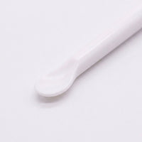 Double Ended Silicone Brush with spoon, Beauty Professionals Tool for Clay and Mud Application, Short Handle Design