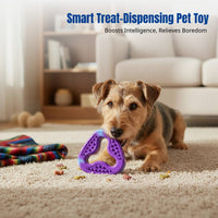 Dog Food Dispensing Ball, Durable Interactive Challenge for Small to Medium Dogs