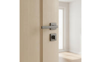 Door Lock Set Square Split Handle Lock Set Interior Hardware for Washroom