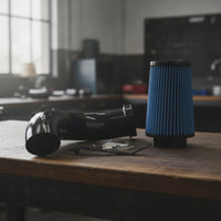 Modified Vehicles Intake Tube Kit High Performance Air Intake Kit with Filter Easy Installation Pleated for Engine Bay