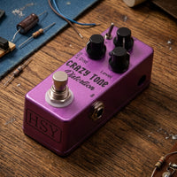 Distortion Pedal Distortion Guitar Pedal Vintage Grit Stompbox for Guitarists, Pedalboard, Rehearsal