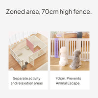 DIY Indoor Pet Playpen Dog Crate House HDPE Fence