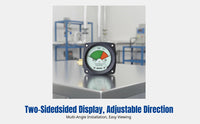 Compressed Air Strainer Differential Pressure Gauge, Inline Installation, Pointer Display, Multi-Model, Adjustable Direction