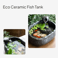 Ceramic Desktop Water Feature Mini Circulation Decor