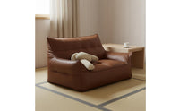 Soft Filling Lazy Sofa Soft Feel Textile Tatami Sofa Skin-Friendly Armless Floor Couch Easy to Clean for Pet Owners, Small Areas, Bedroom, Apartment