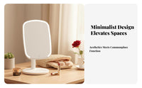 Lighted Makeup Mirror 3 Light Modes Lighted Cosmetic Mirror intuitive-tap-sensitive control