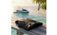 Portable Adult Buoyancy Vest Adjustable Buckle Strap Buoyancy Aid Vest Lightweight Foam Life Jacket Comfortable Fit for Adults, Motorboating, Sailing, Wakeboarding