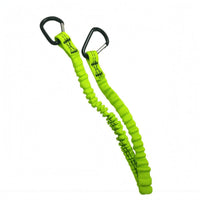 Coiled Double-Hook Safety Lanyard Elastic Tool Lanyard Tool Drop Protection Strap