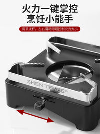 加厚铝合金酒精炉小火锅固体酒精锅干锅炉底座商用酒精炉家用饭店