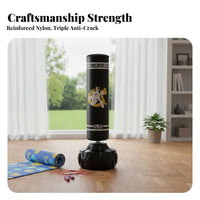 Stable Base Freestanding striking bag quick recoil mechanism-return Freestanding Striking mark Fulltorso training session combat Arts instructor impact-absorbing Absorbing for Adults, pugilists, MMA Fighters, Home Training, Indoor, Gym, Cardio Exercise